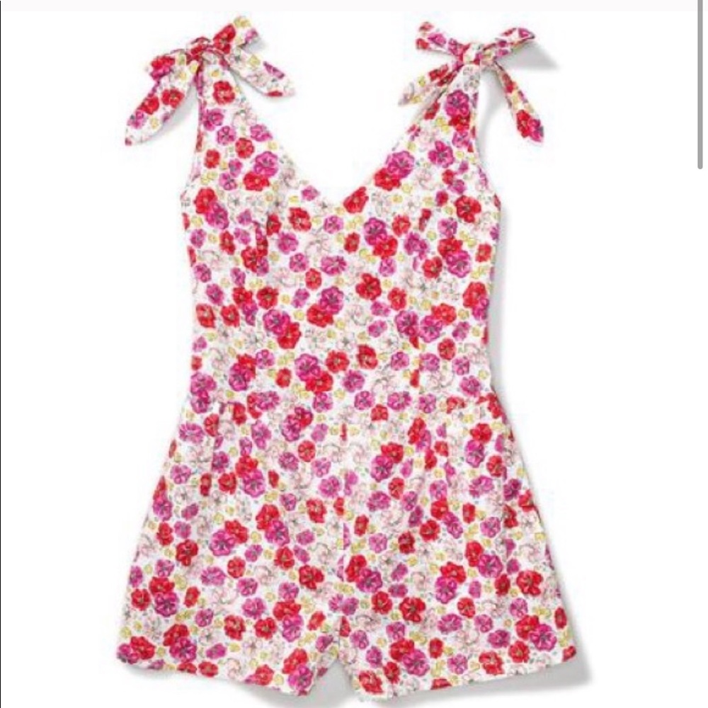 Miley Cyrus Floral Romper NWT! Large